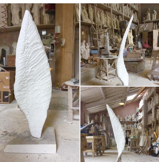 Jyl-Bonaguro-marble-bird-wing-sculpture