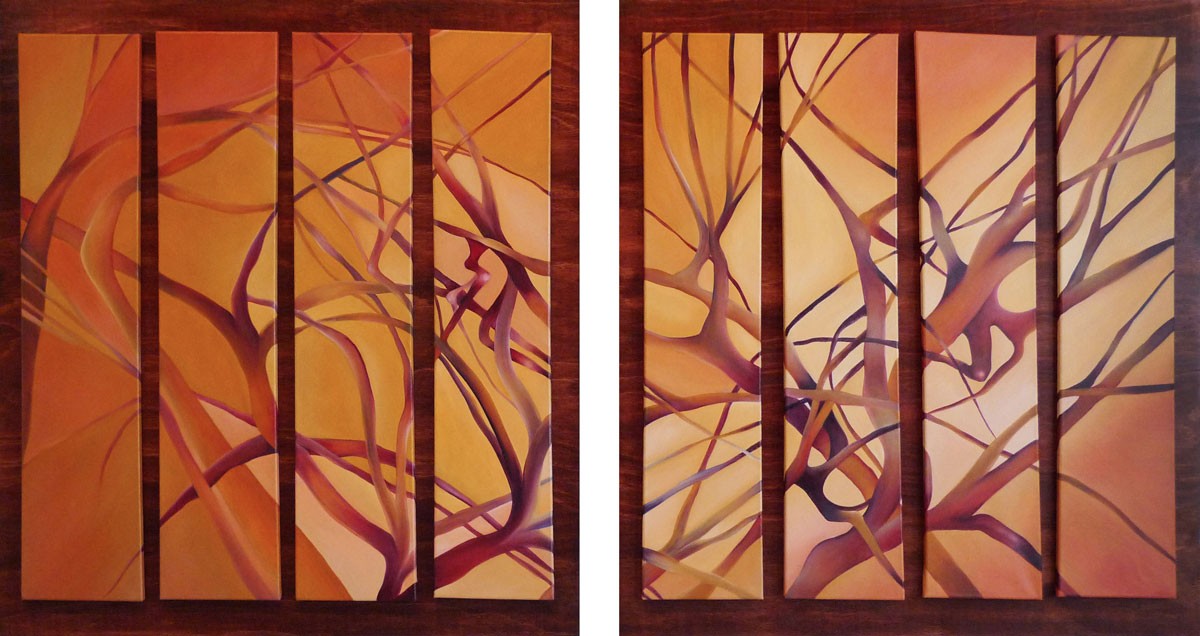 Fully Alive, Trees of Life II, 2014 *in private collection