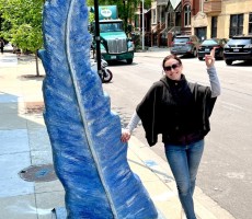 Vane Public Art Sculpture Chicago Sculpture Exhibit Wicker Park Bucktown