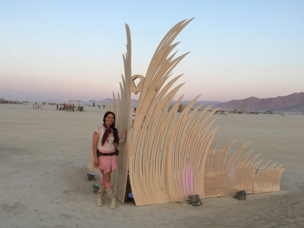 Jyl Bonaguro Burning Man Sculpture Transmigration