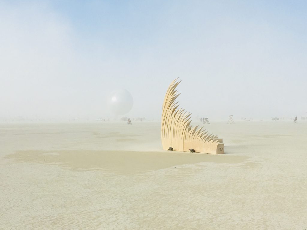 Jyl Bonaguro Burning Man Sculpture Transmigration Playa Location