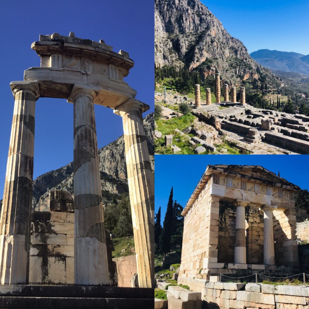 Temple Athena Delphi Greece Jyl Bonaguro